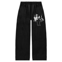From Ashes Baggy Sweatpants - Black - Front