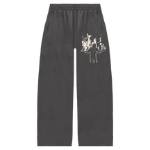 From Ashes Baggy Sweatpants - Grey - Front