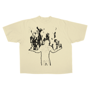 From Ashes Drop Tee - Cream - Front