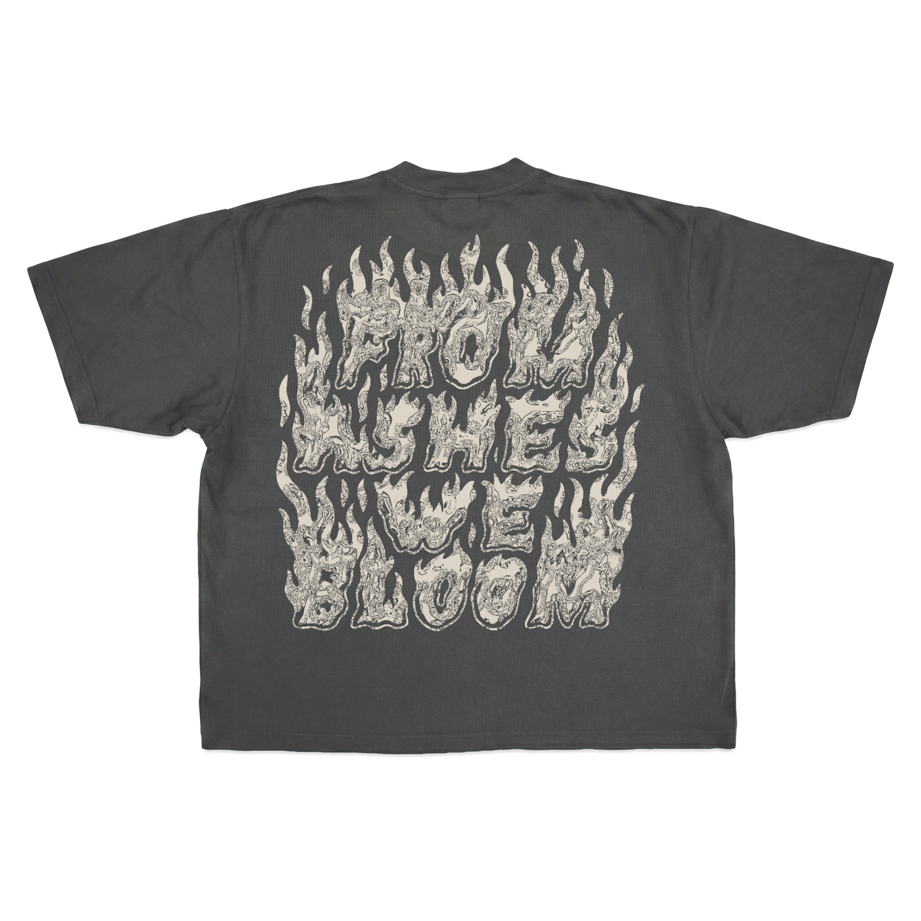 From Ashes Drop Tee - Grey - Back