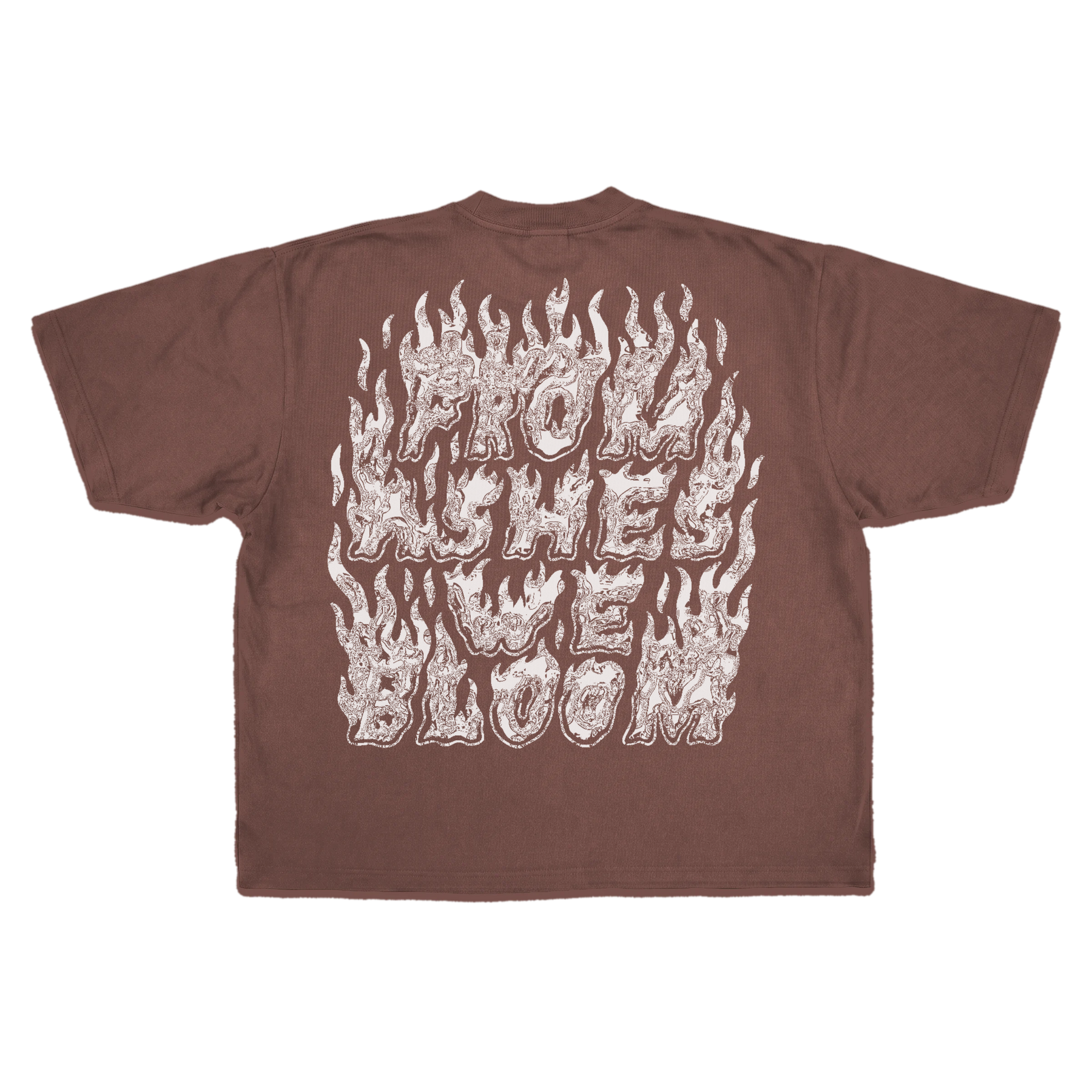From Ashes Drop Tee - Mocha - Back