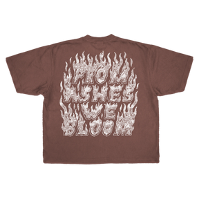 From Ashes Drop Tee - Mocha - Back