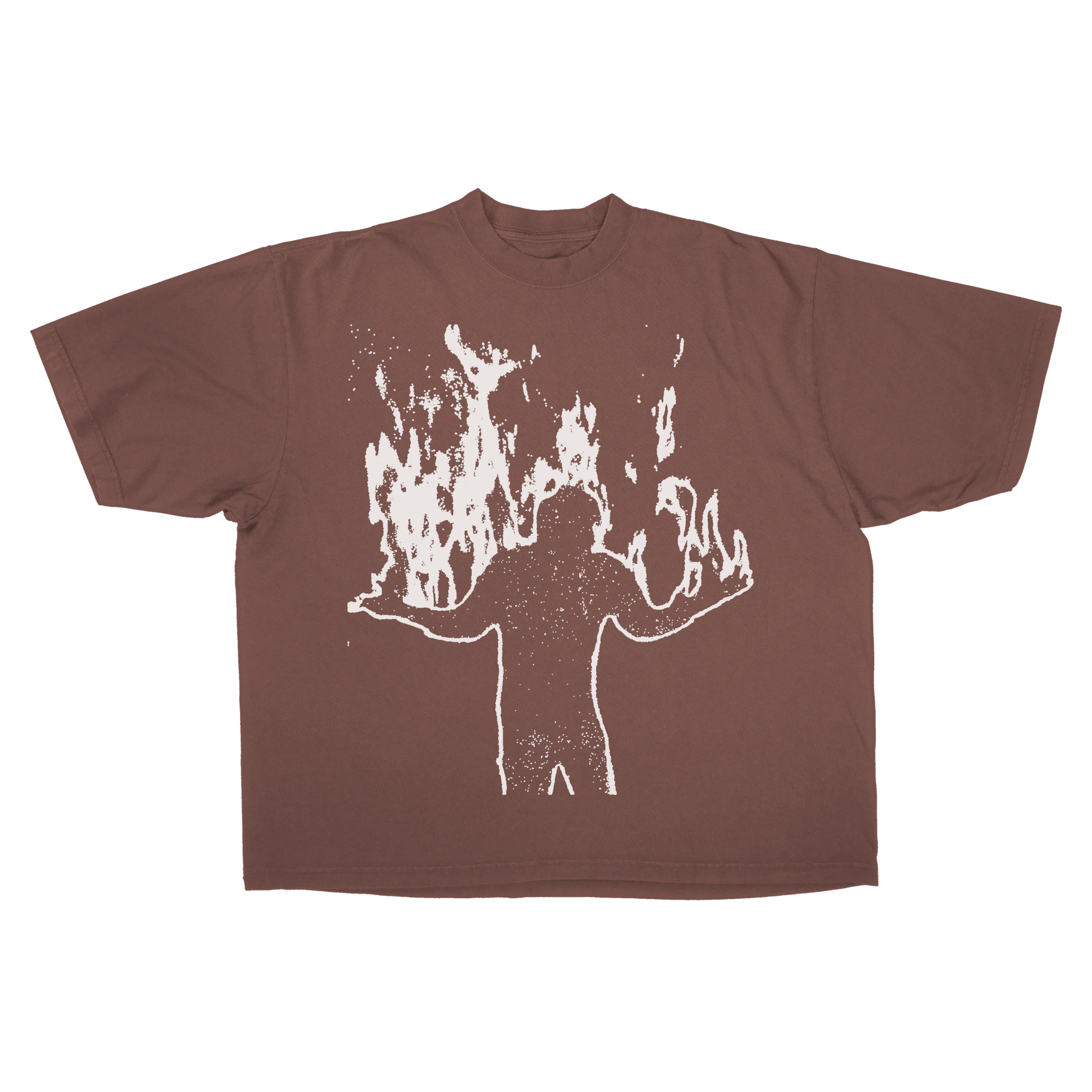 From Ashes Drop Tee - Mocha - Front