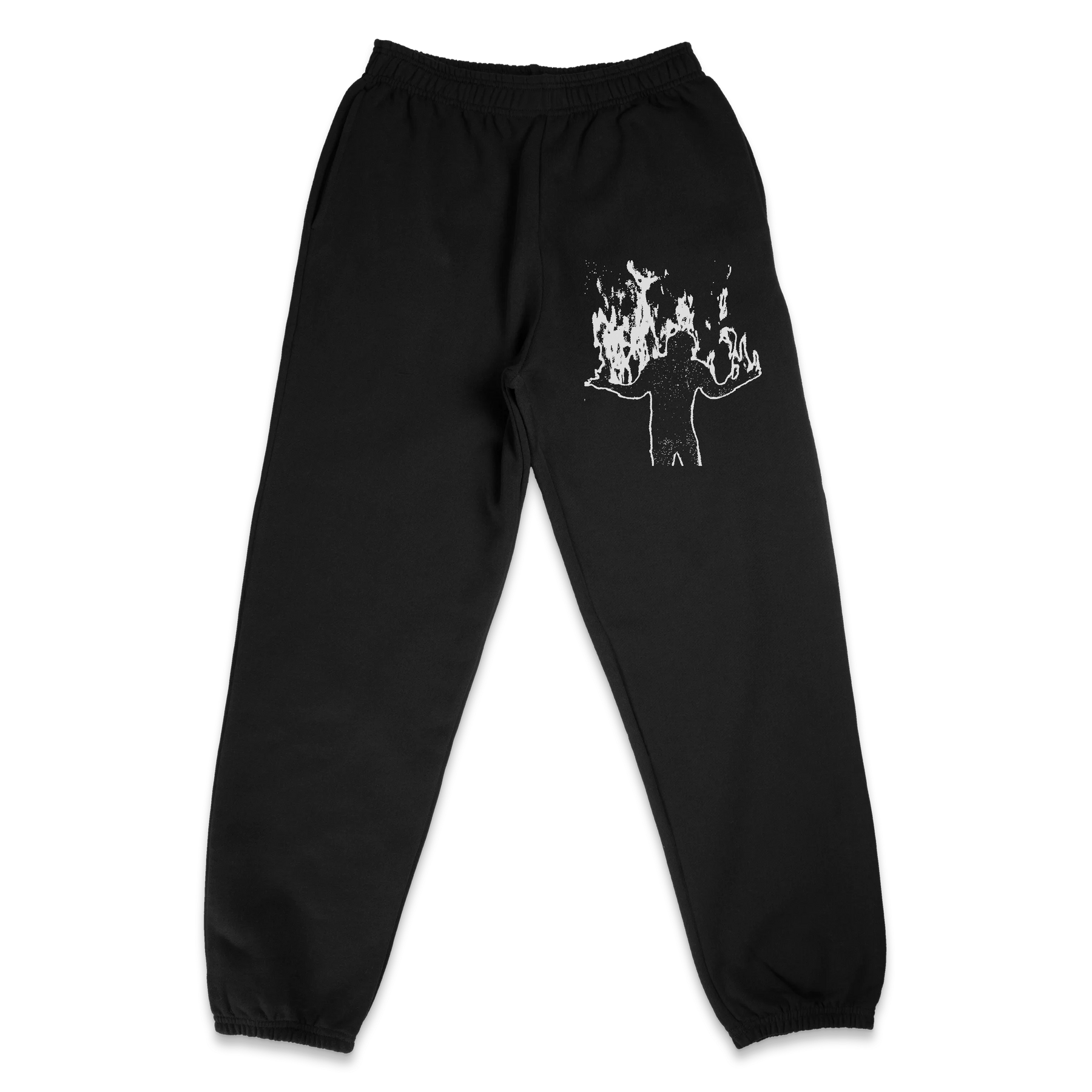 From Ashes Sweatpants - Black - Front