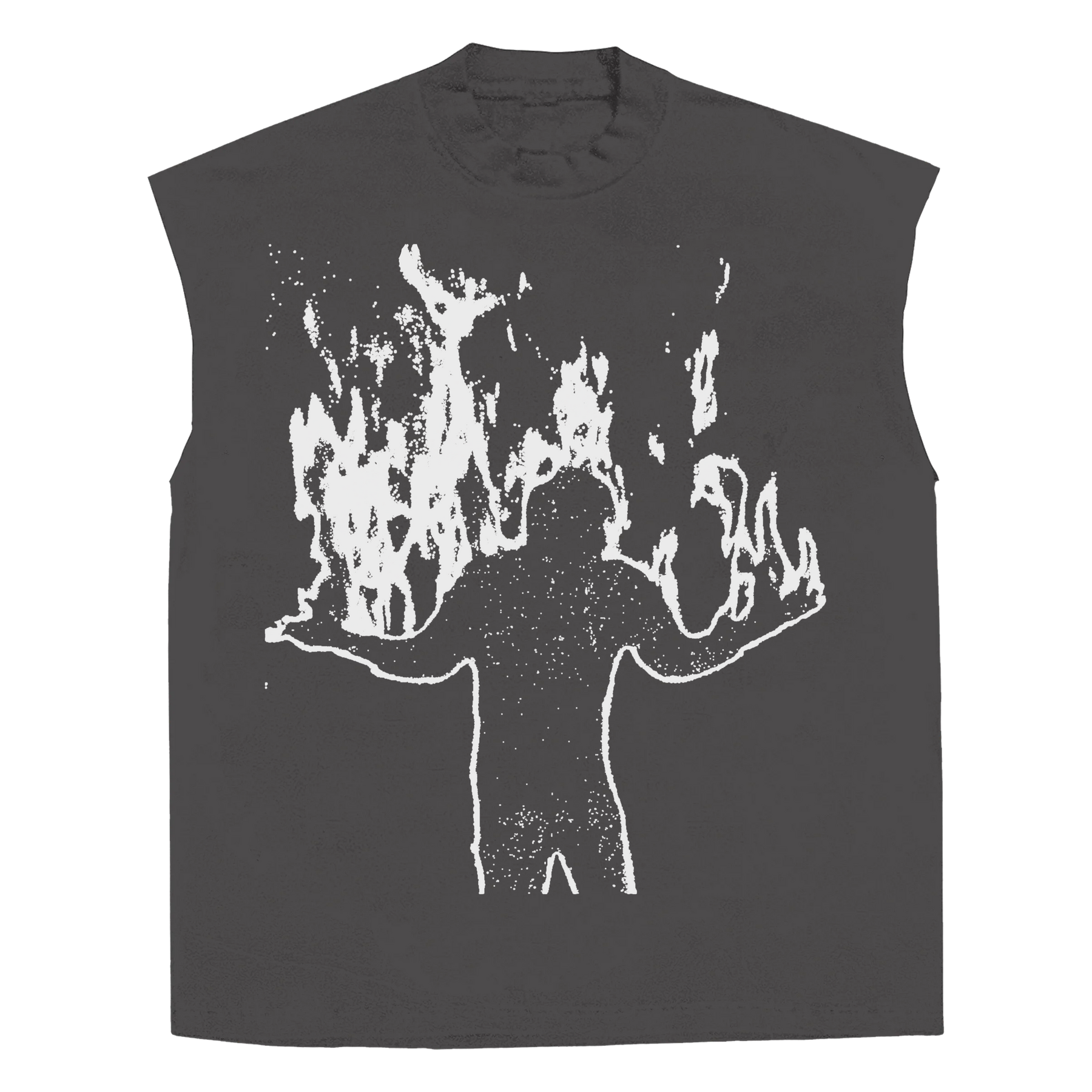 From Ashes Sleeveless Tee - Grey - Front