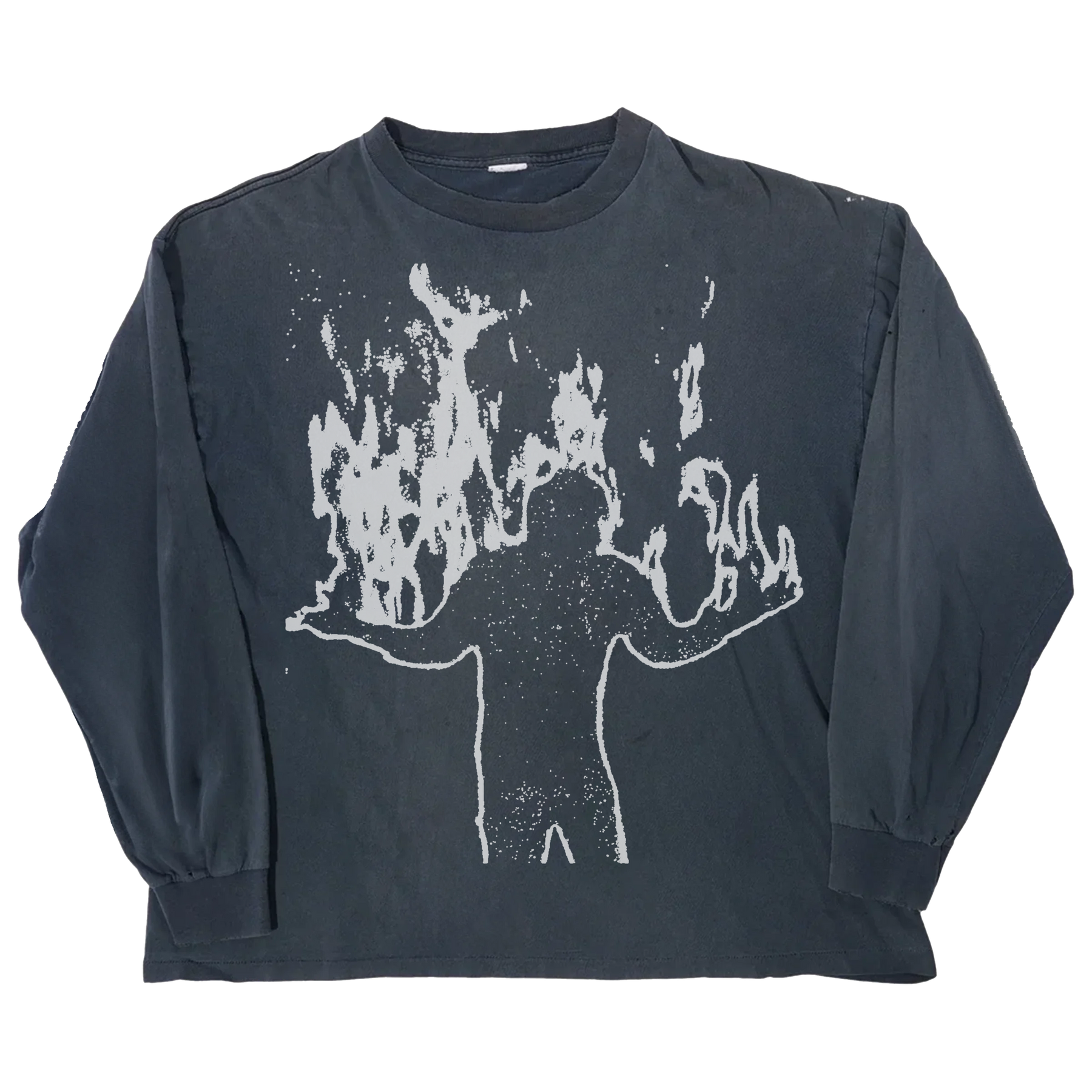 From Ashes L/S Tee - Blue - Front