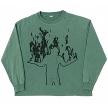 From Ashes L/S Tee - Green - Front