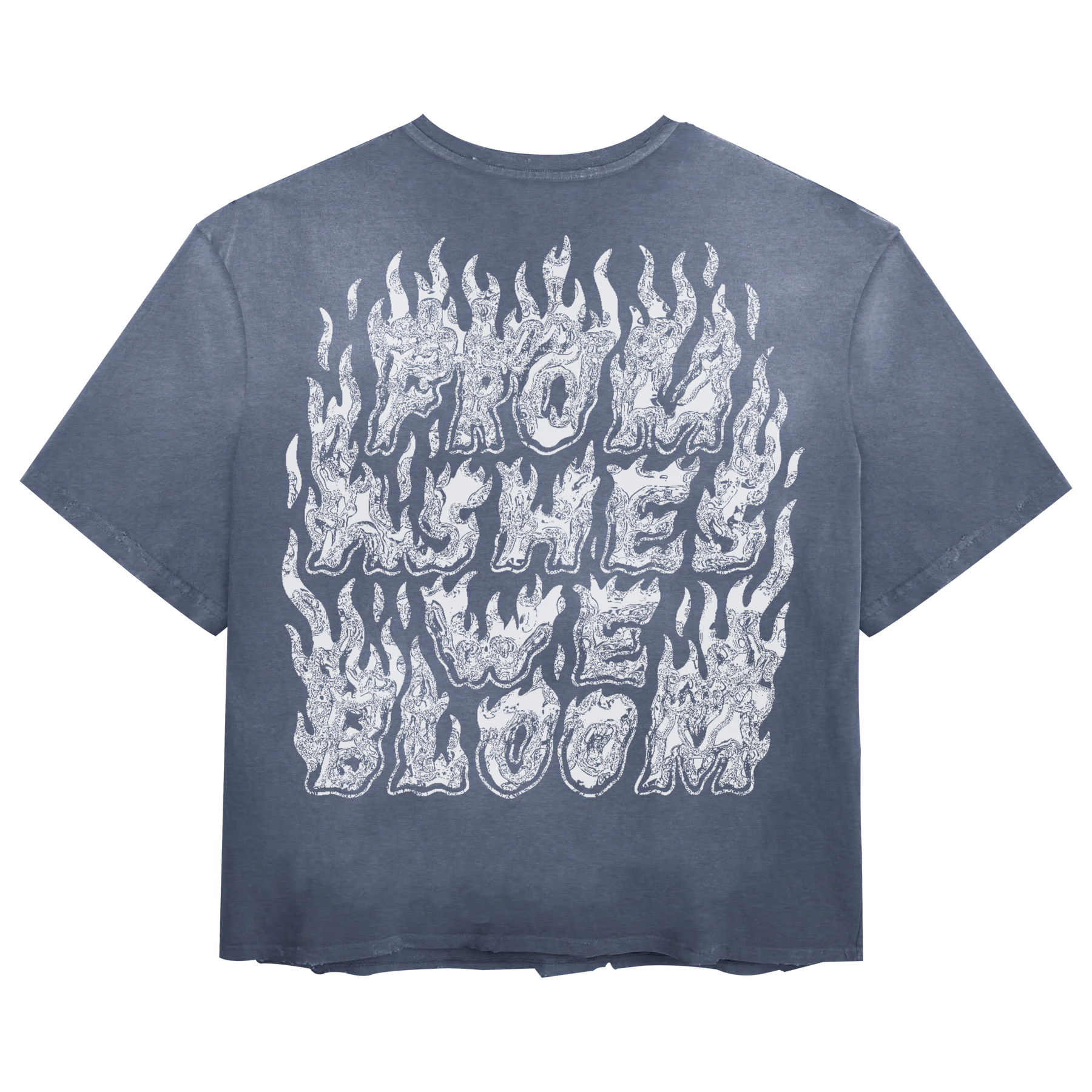 From Ashes Tee - Blue - Back