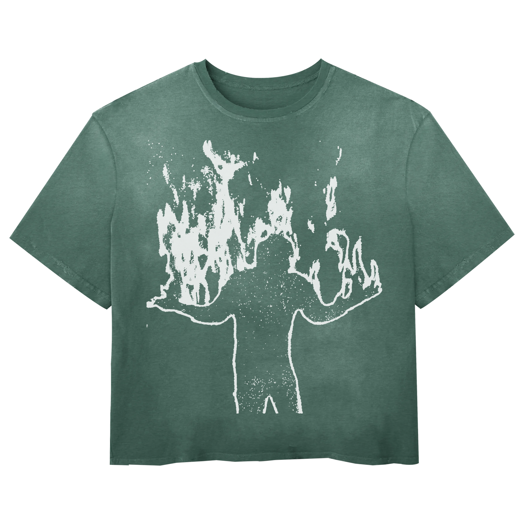 From Ashes Tee - Green - Front