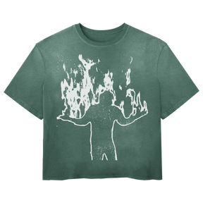 From Ashes Tee - Green - Front