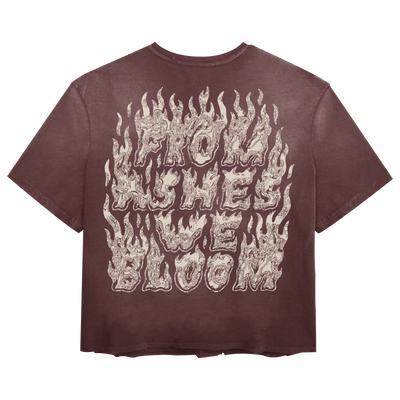 From Ashes Tee - Red - Back
