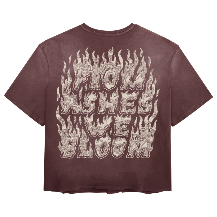 From Ashes Tee - Red - Back