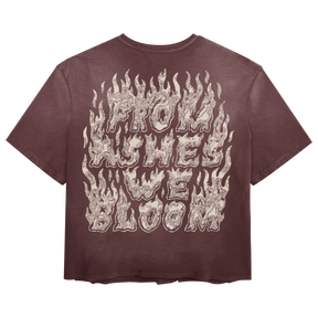 From Ashes Tee - Red - Back