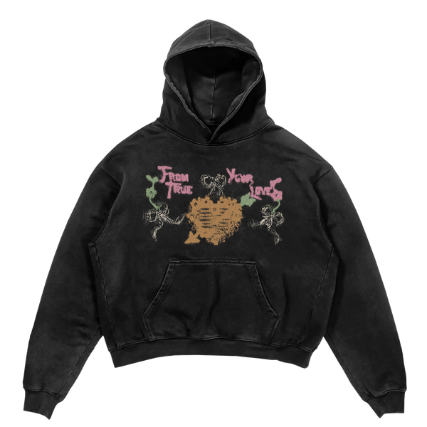 From Your True Loves Hoodie - Black - Front
