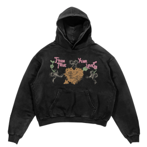 From Your True Loves Hoodie - Black - Front