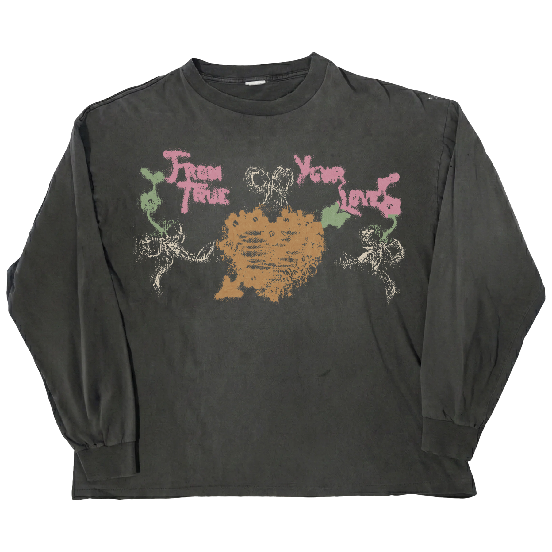 From Your True Loves L/S Tee - Black - Front