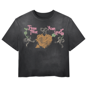 From Your True Loves Tee - Black - Front