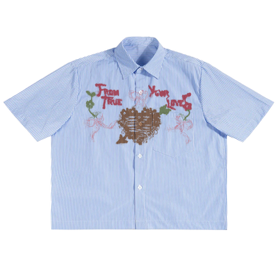 From Your True Loves Boxy Button Up - Front