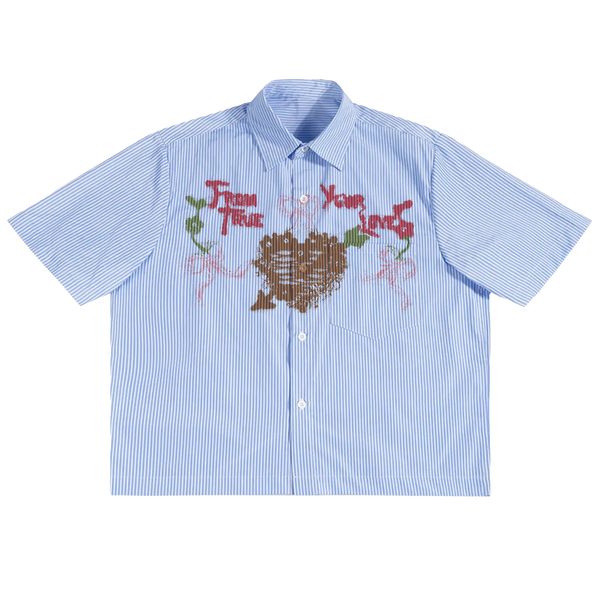 From Your True Loves Boxy Button Up - Front