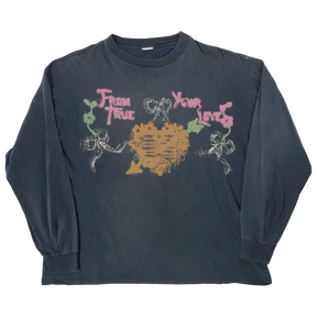 From Your True Loves L/S Tee - Blue - Front