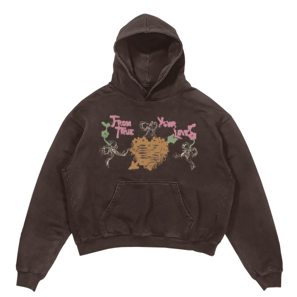 From Your True Love Hoodie - Brown - Front