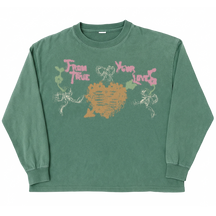 From Your True Loves L/S Tee - Green - Front