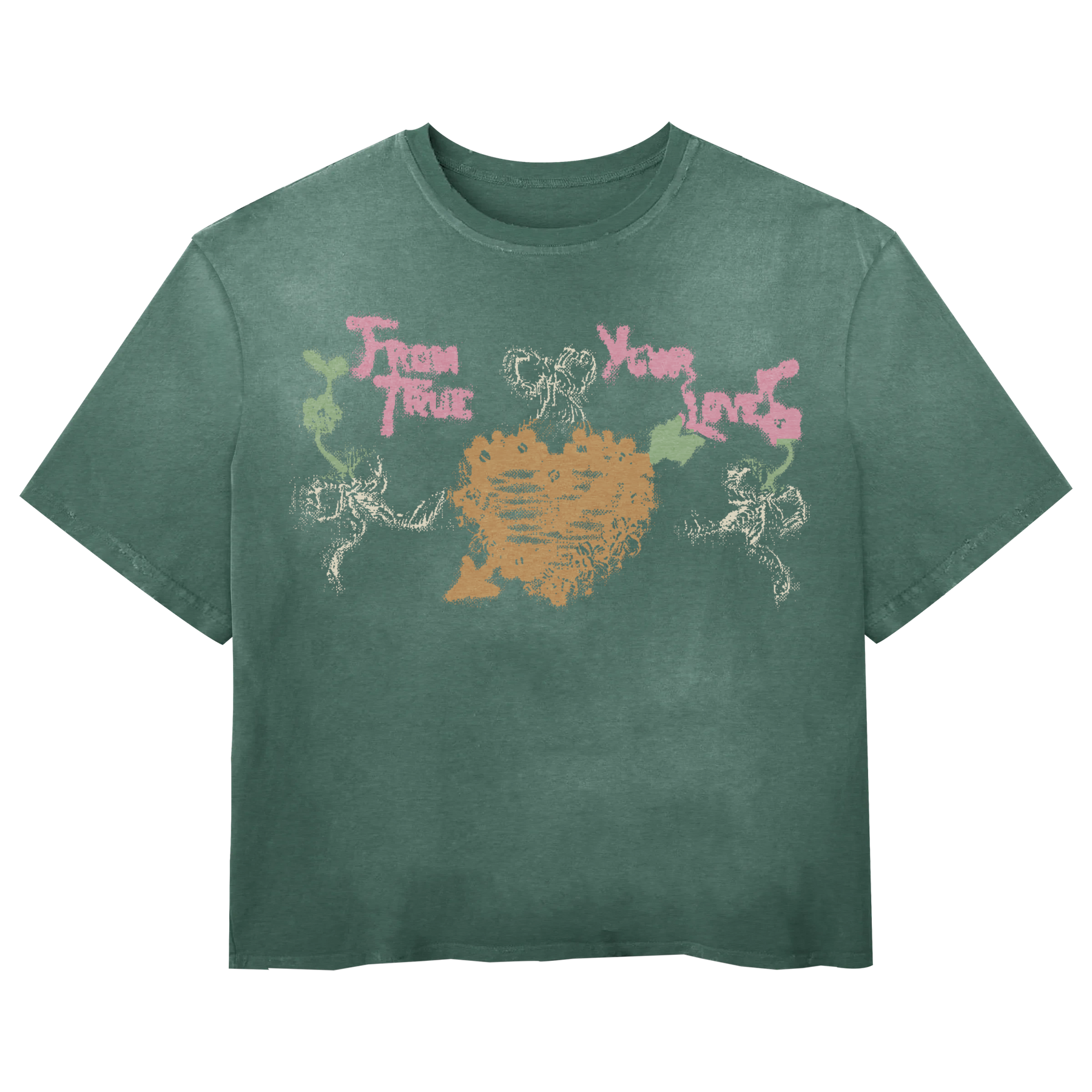 From Your True Loves Tee - Green - Front