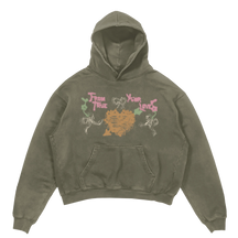 From Your True Loves Hoodie - Olive - Front