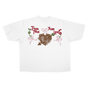 From Your True Loves Drop Tee - White - Front