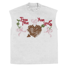 From Your True Loves Sleeveless Tee - White - Front