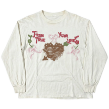 From Your True Loves L/S Tee - White - Front