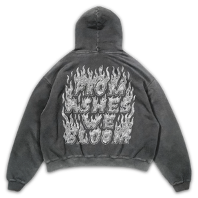 From Ashes Hoodie - Grey - Back