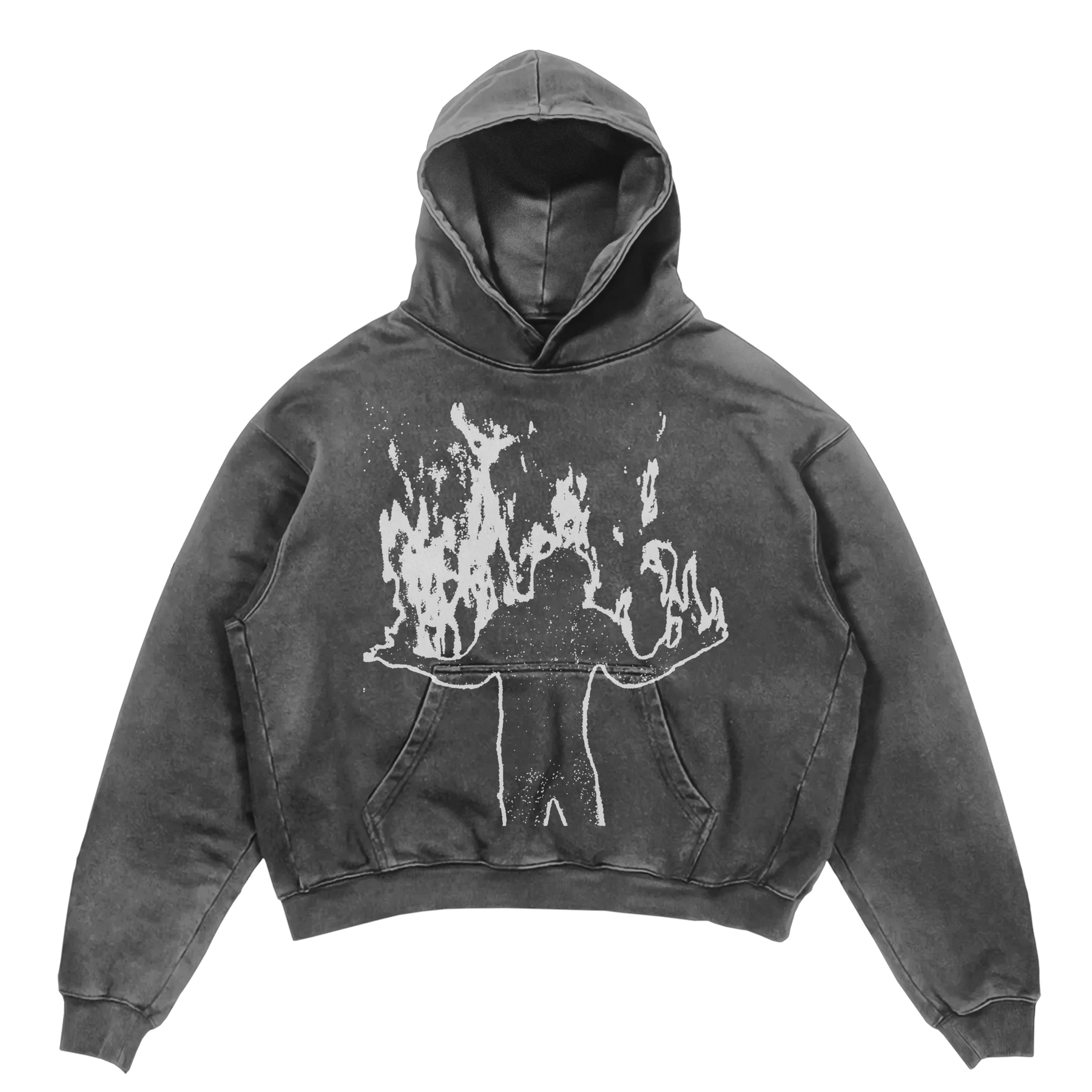 From Ashes Hoodie - Grey - Front