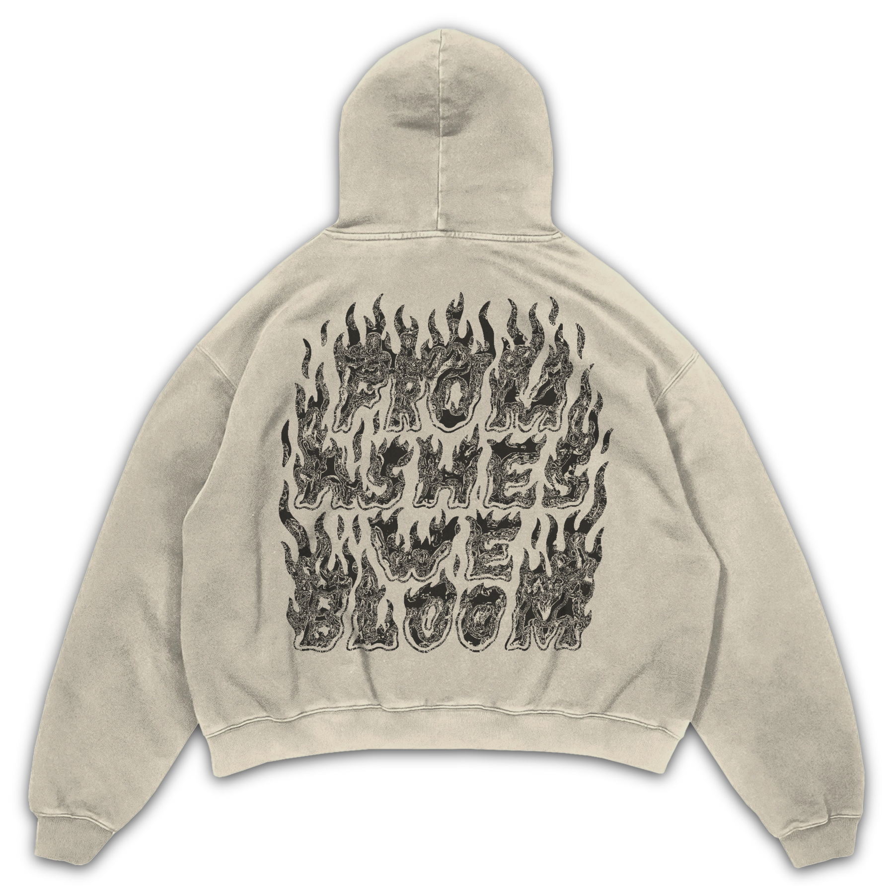 From Ashes Hoodie - Sand - Back