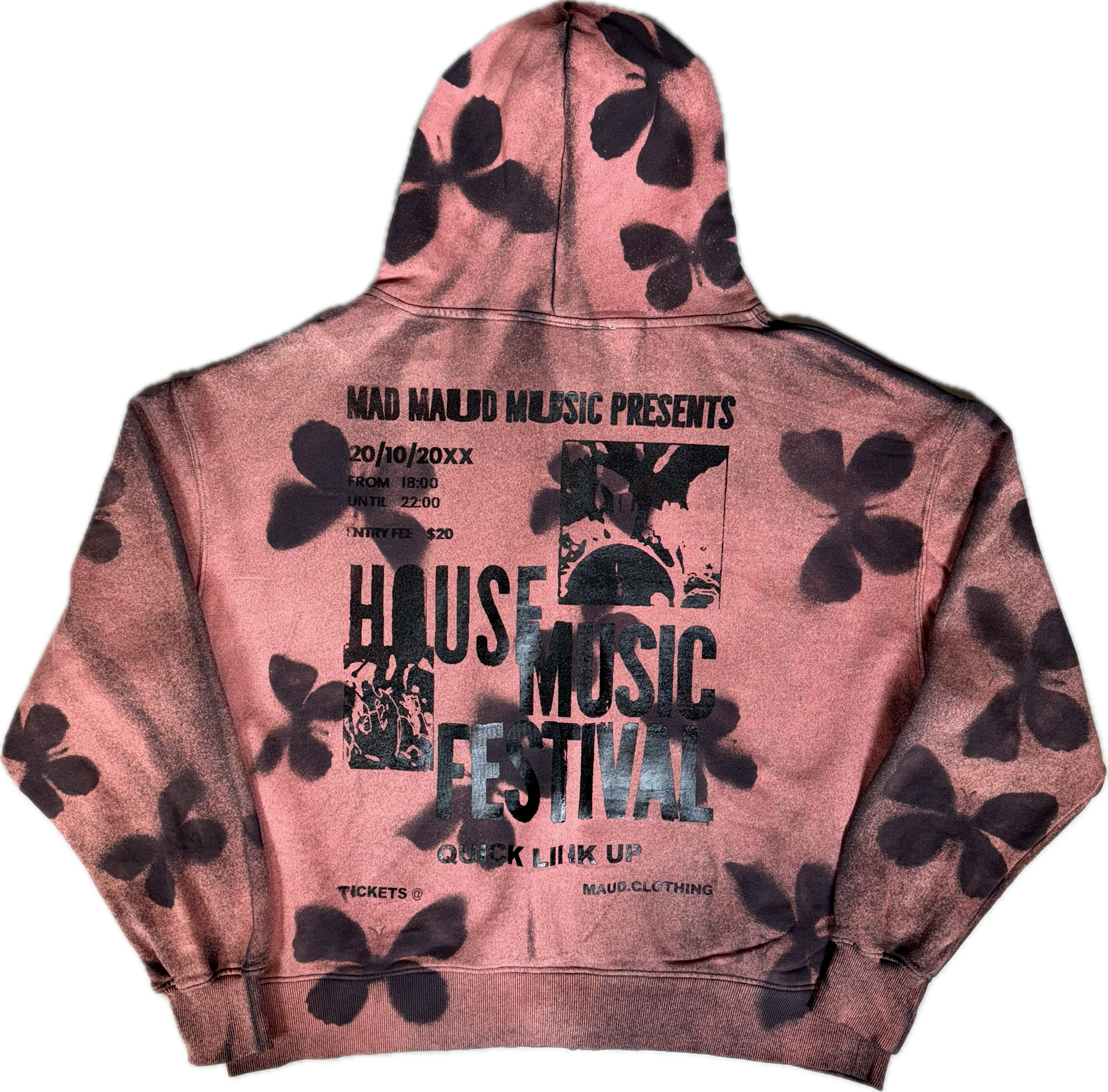 ROCK HOUSE BUTTERFLY ZIP-UP