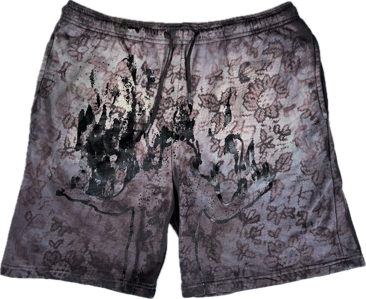 BLEACH FLOWER SHORTS