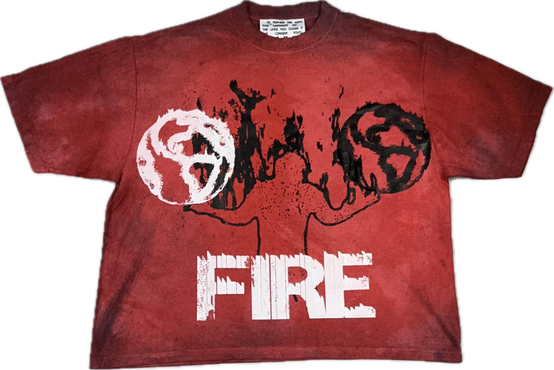 NUKE RED BURNING TEE