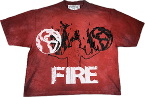 NUKE RED BURNING TEE