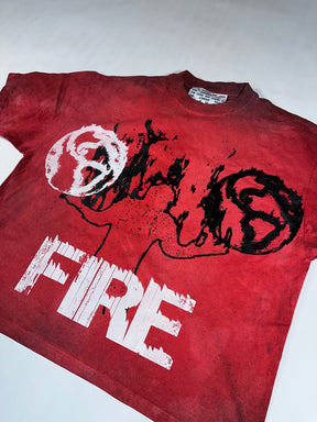 NUKE RED BURNING TEE
