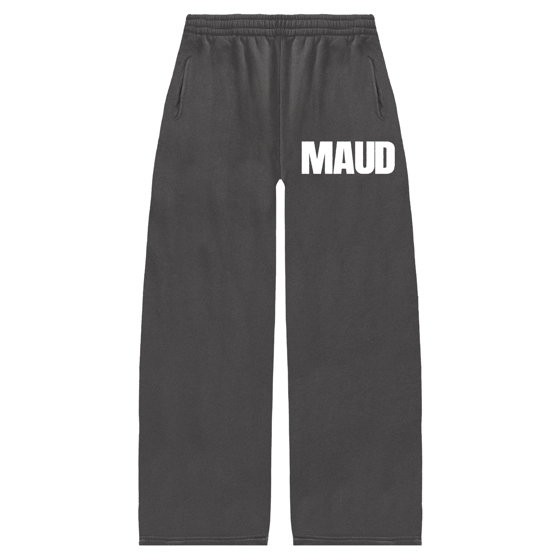 Little Library Baggy Sweatpants - Grey - Front