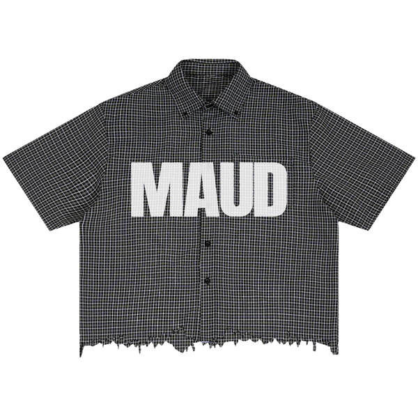 Little Library Distress Button Up - Front