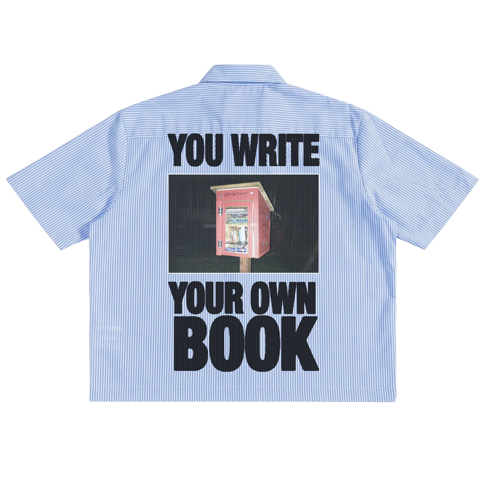 Little Library Boxy Button Up - Back