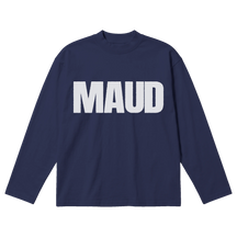 Little Library Baggy L/S Tee - Blue - Front
