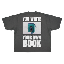 Little Library Baggy Tee - Grey - Back