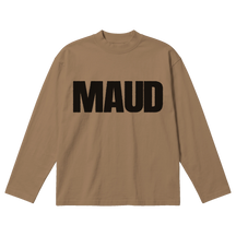 Little Library Baggy L/S Tee - Latte - Front