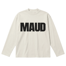 Little Library Baggy L/S Tee - Off White - Front