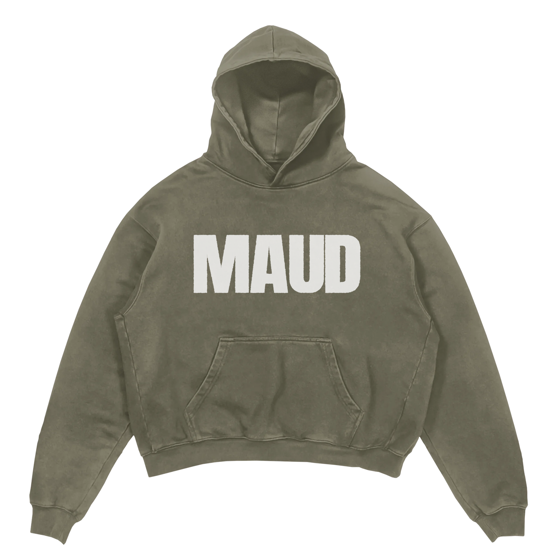Little Library Hoodie - Olive - Front