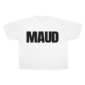 Little Library Drop Tee - White - Front