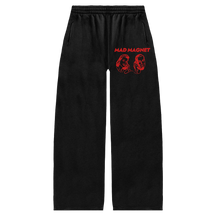 Mad Magnet Baggy Sweatpants - Black - Front
