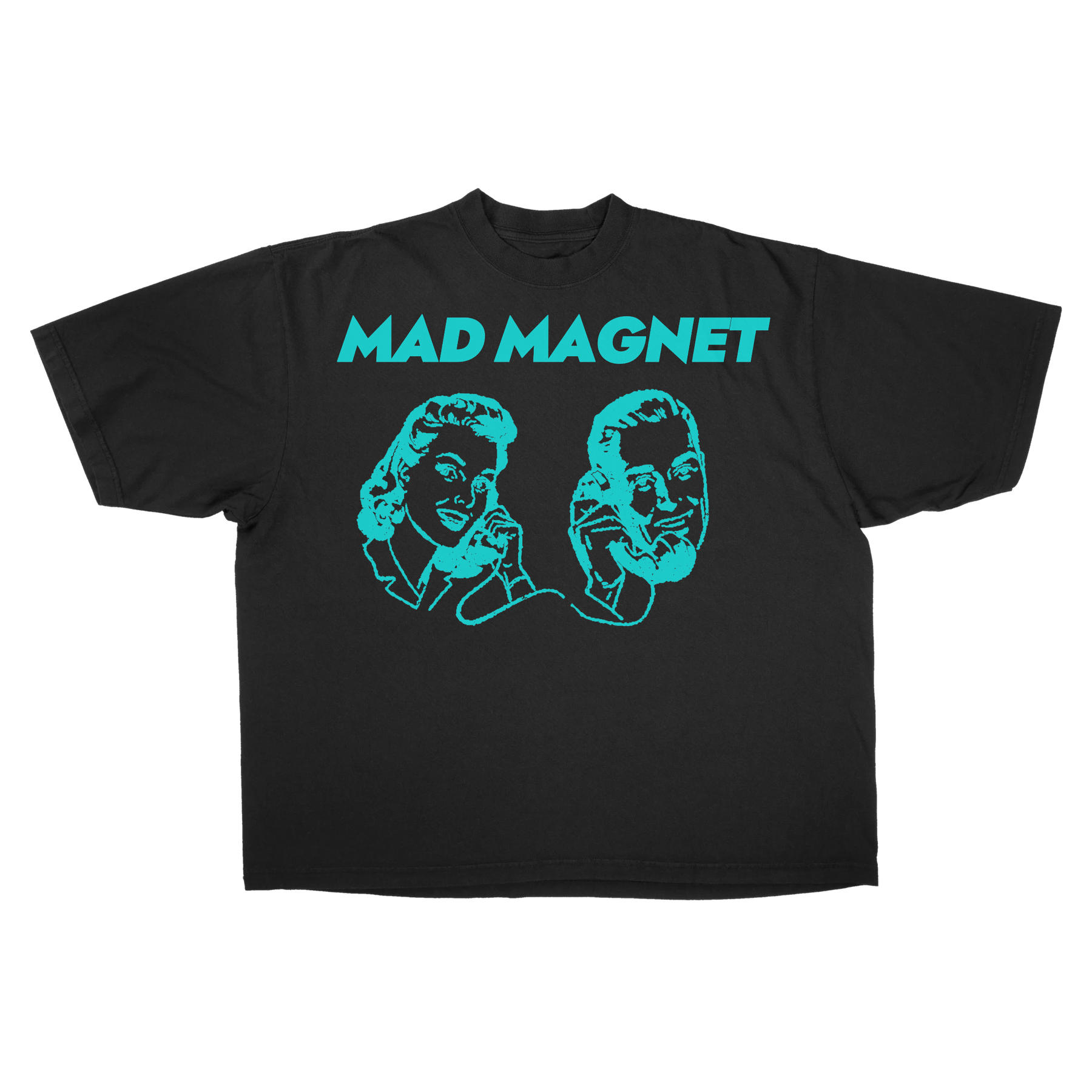 Mad Magnet Drop Tee - Black - Front